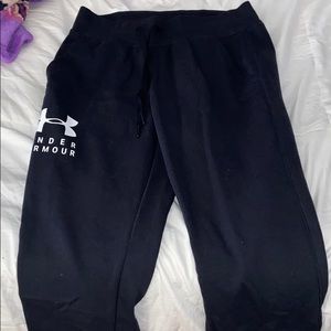 Black Under Armour sweatpants